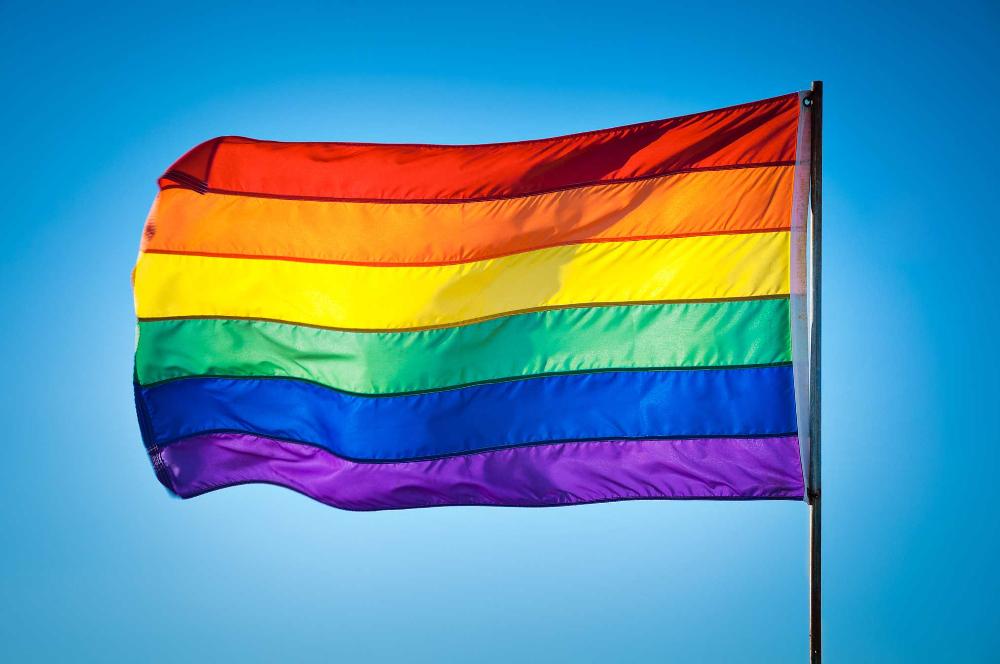 LBTQ+ rainbow flag